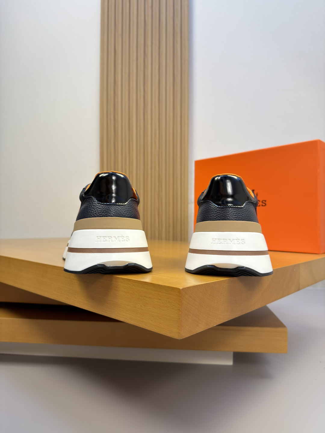 Hermes 에르메스 H 로고 캐주얼 운동화 스니커즈 신발