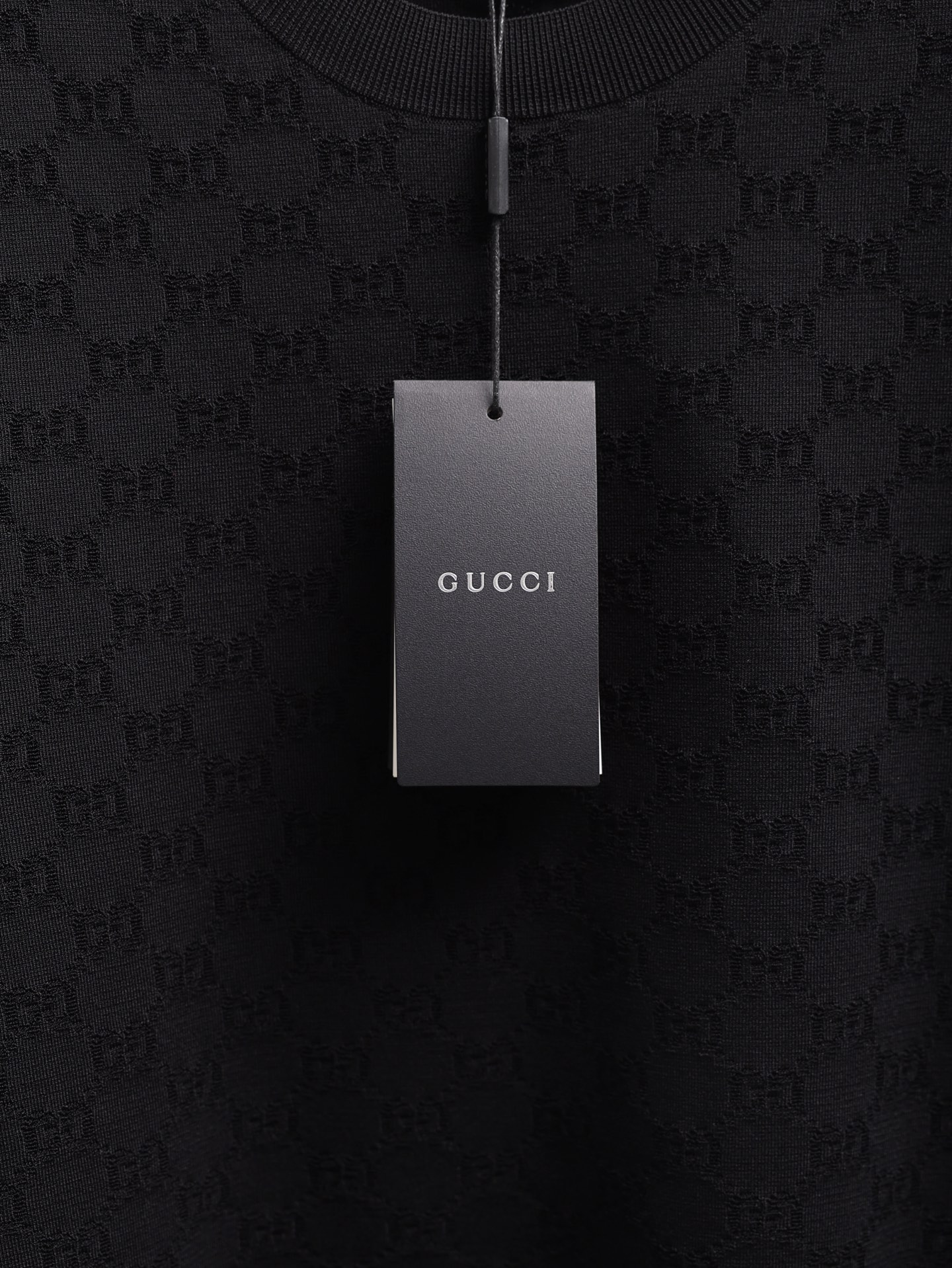구찌(GUCCI) 자카드 크루넥 반팔 니트 상의 의류