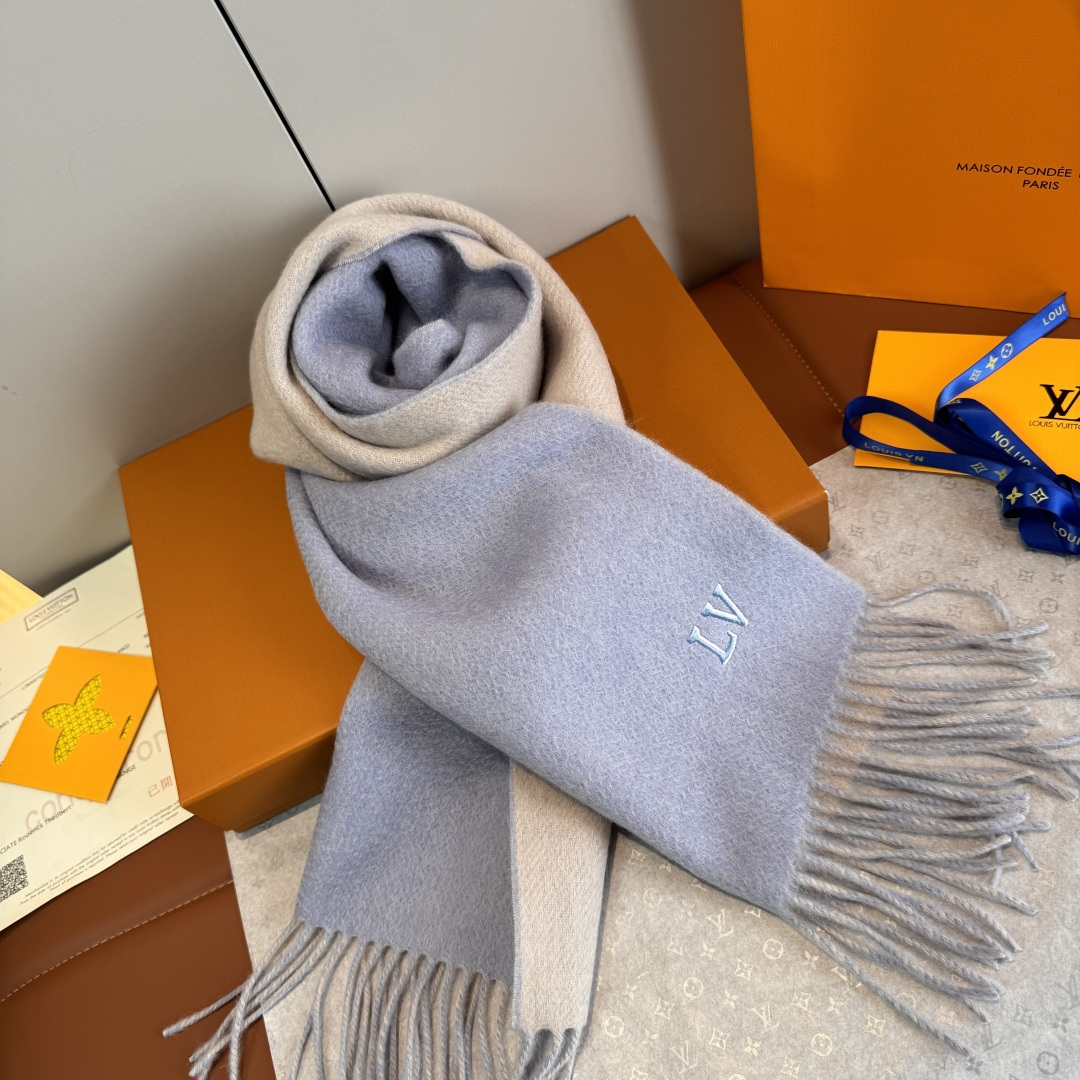 루이비통LV 더블페이스 캐시미어 목도리 스카프