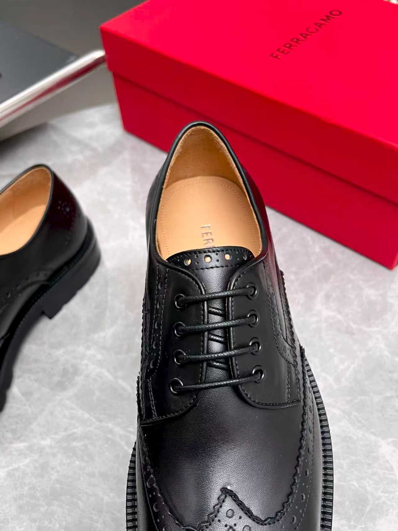Ferragamo 페라가모 클래식 남성 더비 슈즈 구두 신발