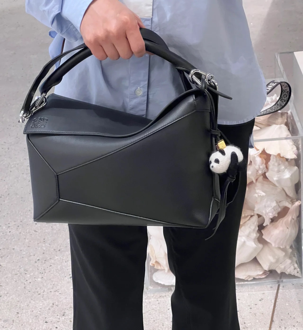 Loewe 로에베 퍼즐 미디엄 소프트 레더 백 가방