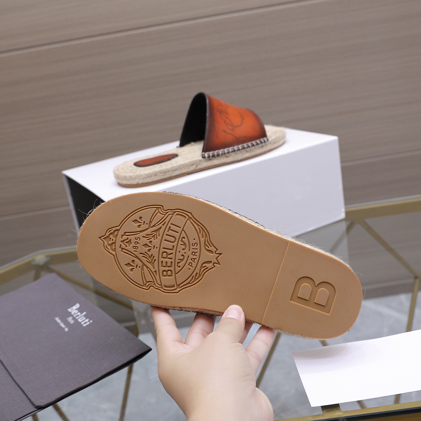 Berluti 벨루티 에지(Edge) Alessandro 알레산드로 슬리퍼 신발
