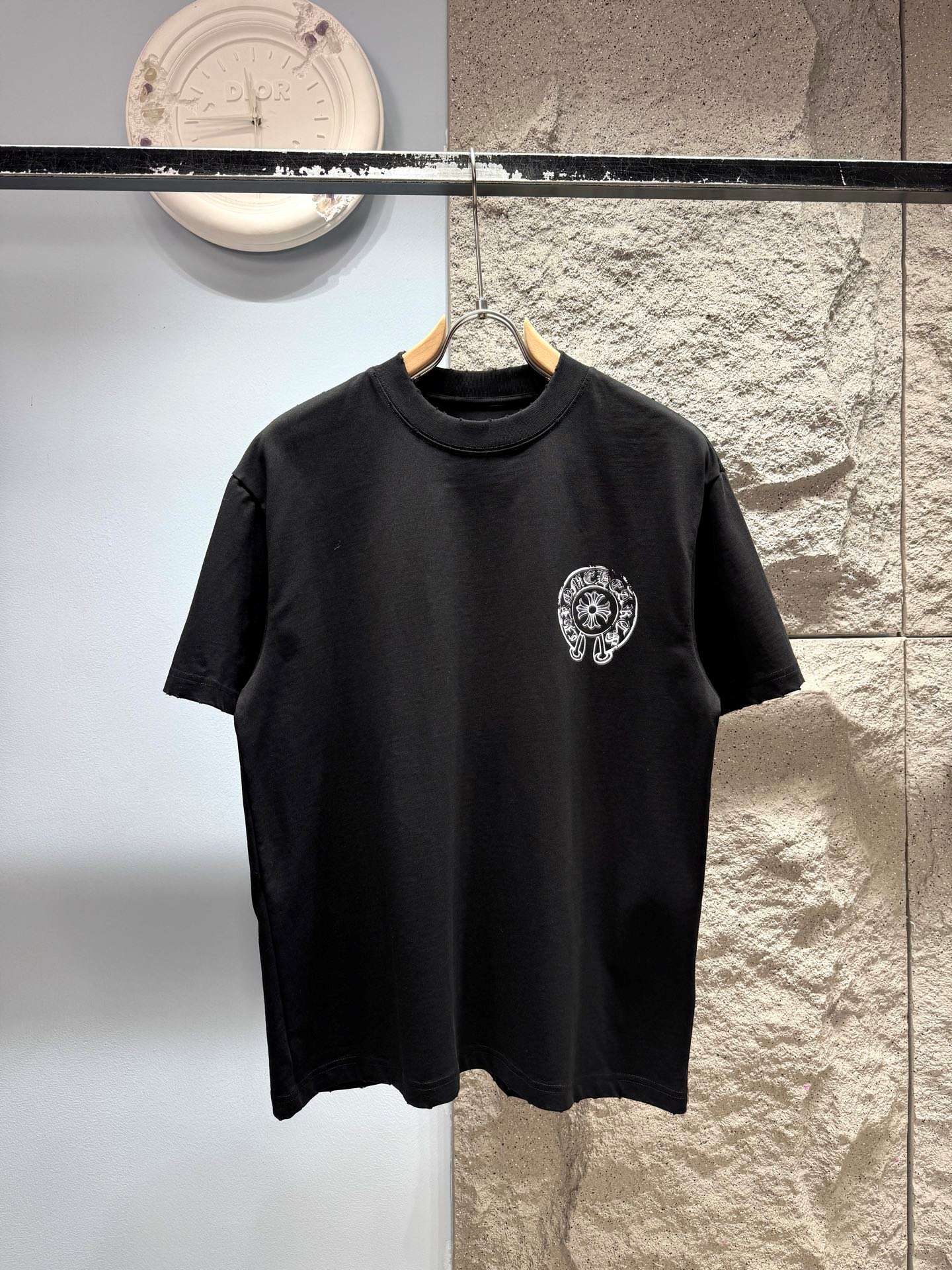 크롬하츠(CHROME HEARTS) 빈티지 호스슈 그래픽 반팔 티셔츠 상의 의류
