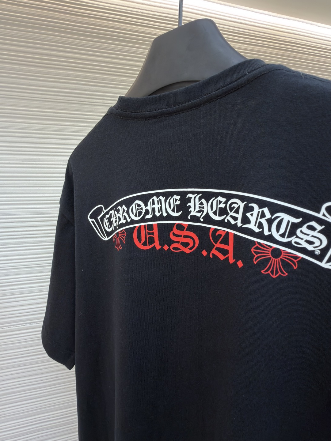 크롬하츠(CHROME HEARTS) 스크롤 프린트 티셔츠 상의 의류