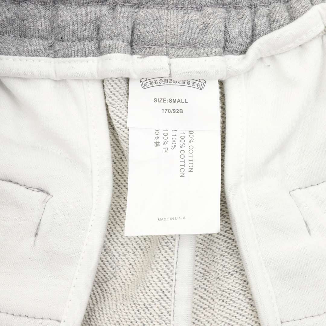 크롬하츠(CHROME HEARTS) 크로스 아플리케 자수 쇼츠 하의 의류