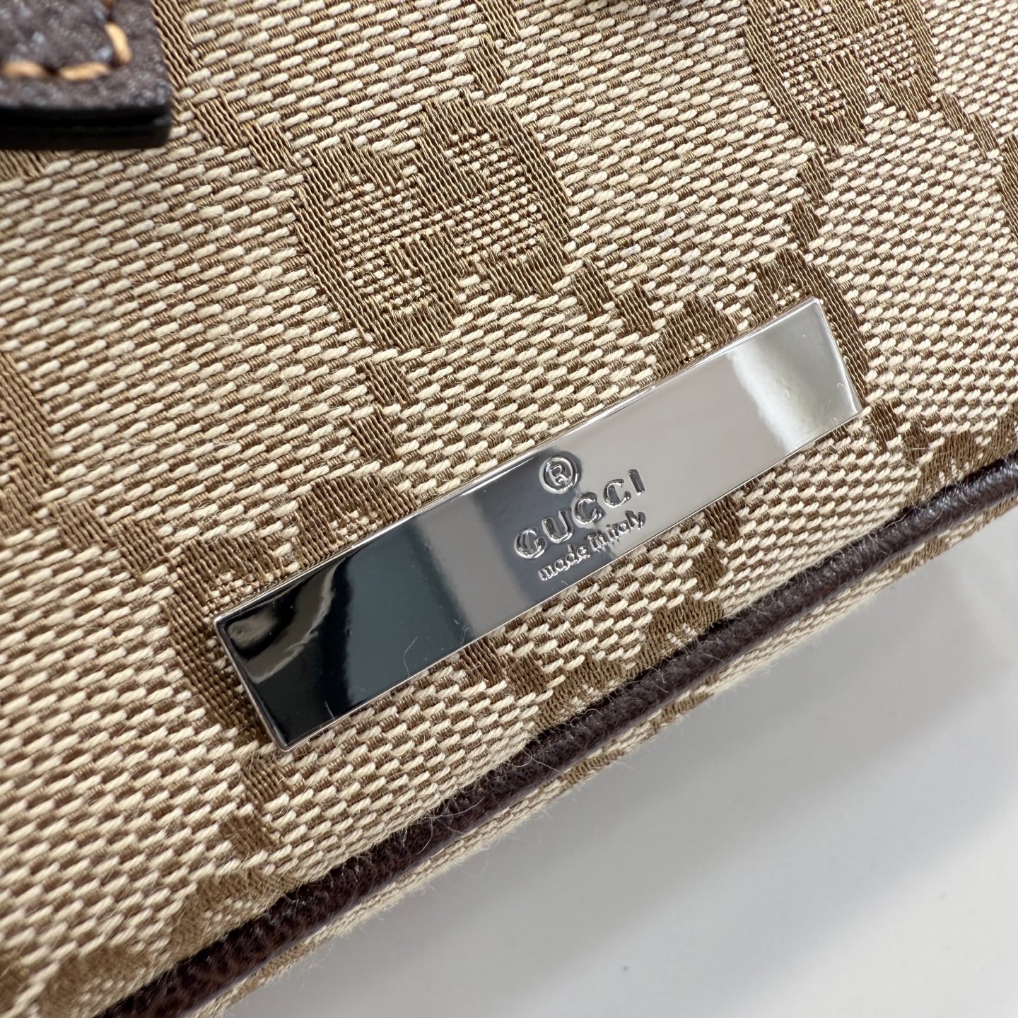 [Gucci] 구찌 Primavera 프리마베라 태그(Tag) GG 캔버스 탑 핸들 미니 백 가방