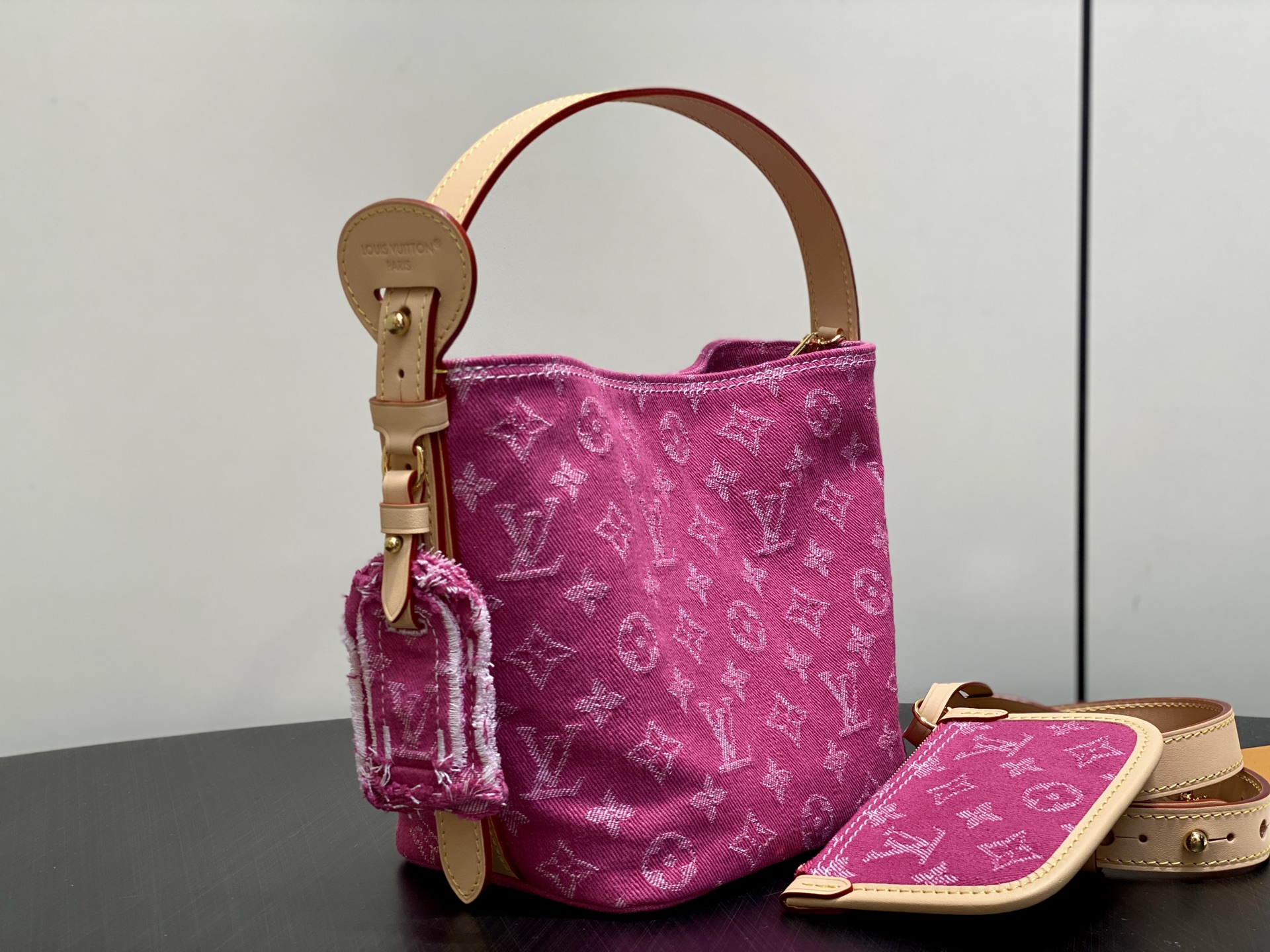 [Louis Vuitton] LV 루이비통 데님 랑데뷰 ALL IN BB 올 인 BB 버킷백 가방