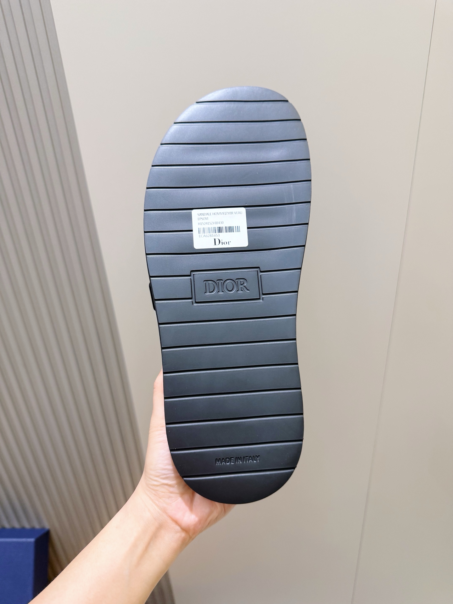 Dior 디올 Aqua 남성 슬라이드 샌들 슬리퍼 신발