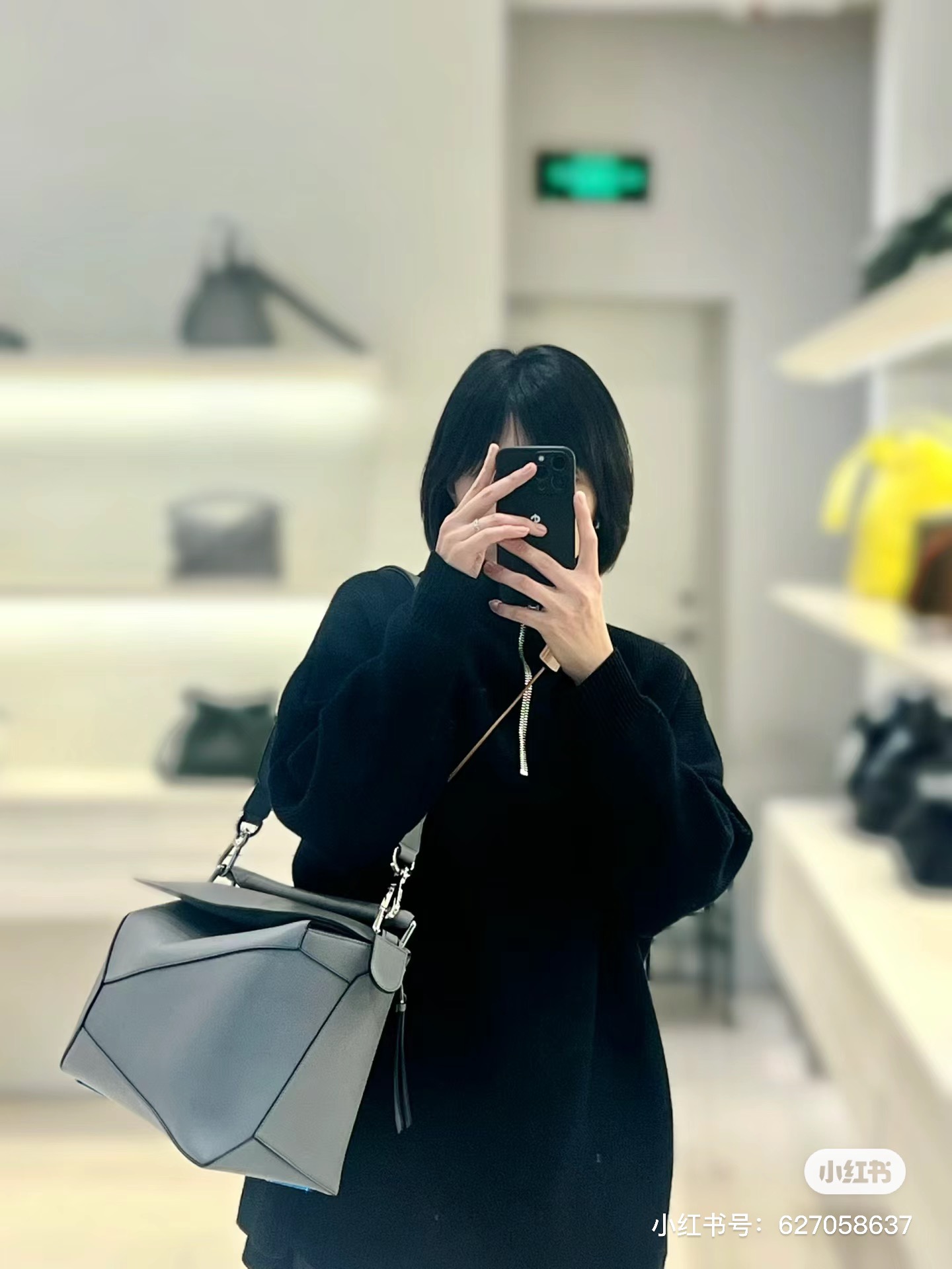 Loewe Puzzle Edge 로에베 퍼즐 라지 백 가방