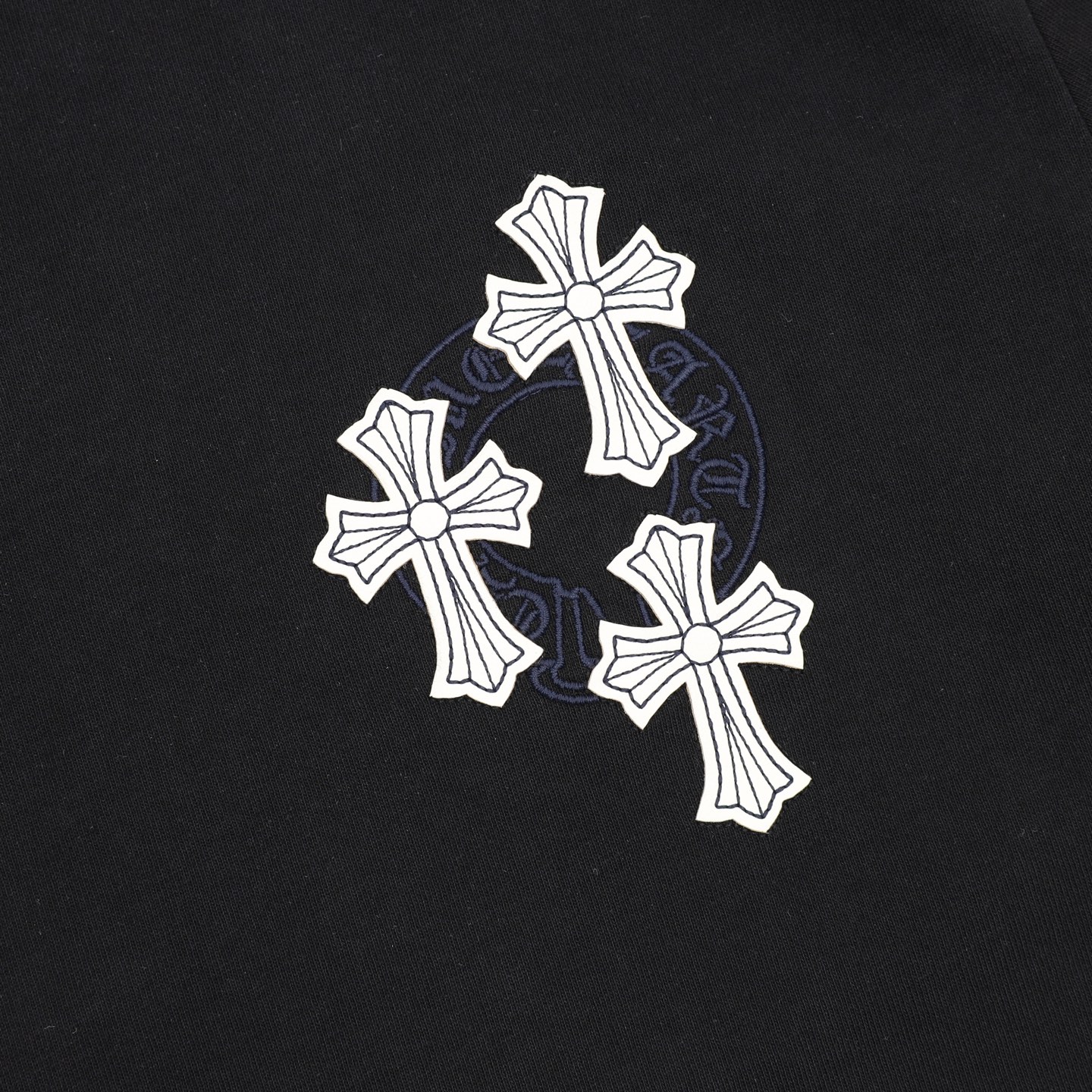 크롬하츠(CHROME HEARTS) 트리플 크로스 로고 반팔 티셔츠 상의 의류