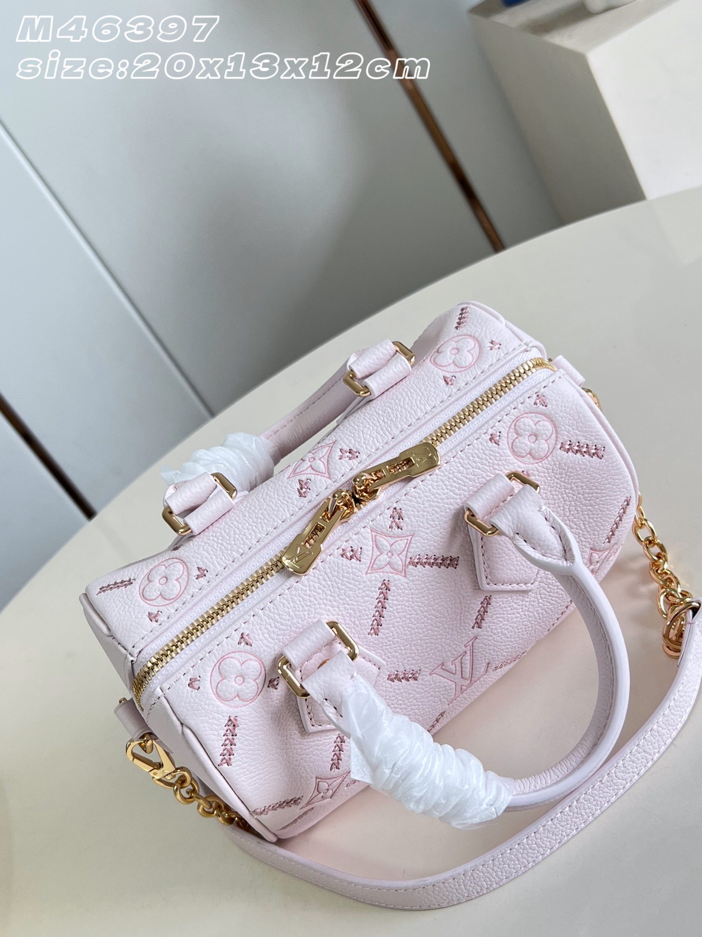 [Louis Vuitton] LV 루이비통 스피디 반둘리에 20 앙프레인트 토트백 가방