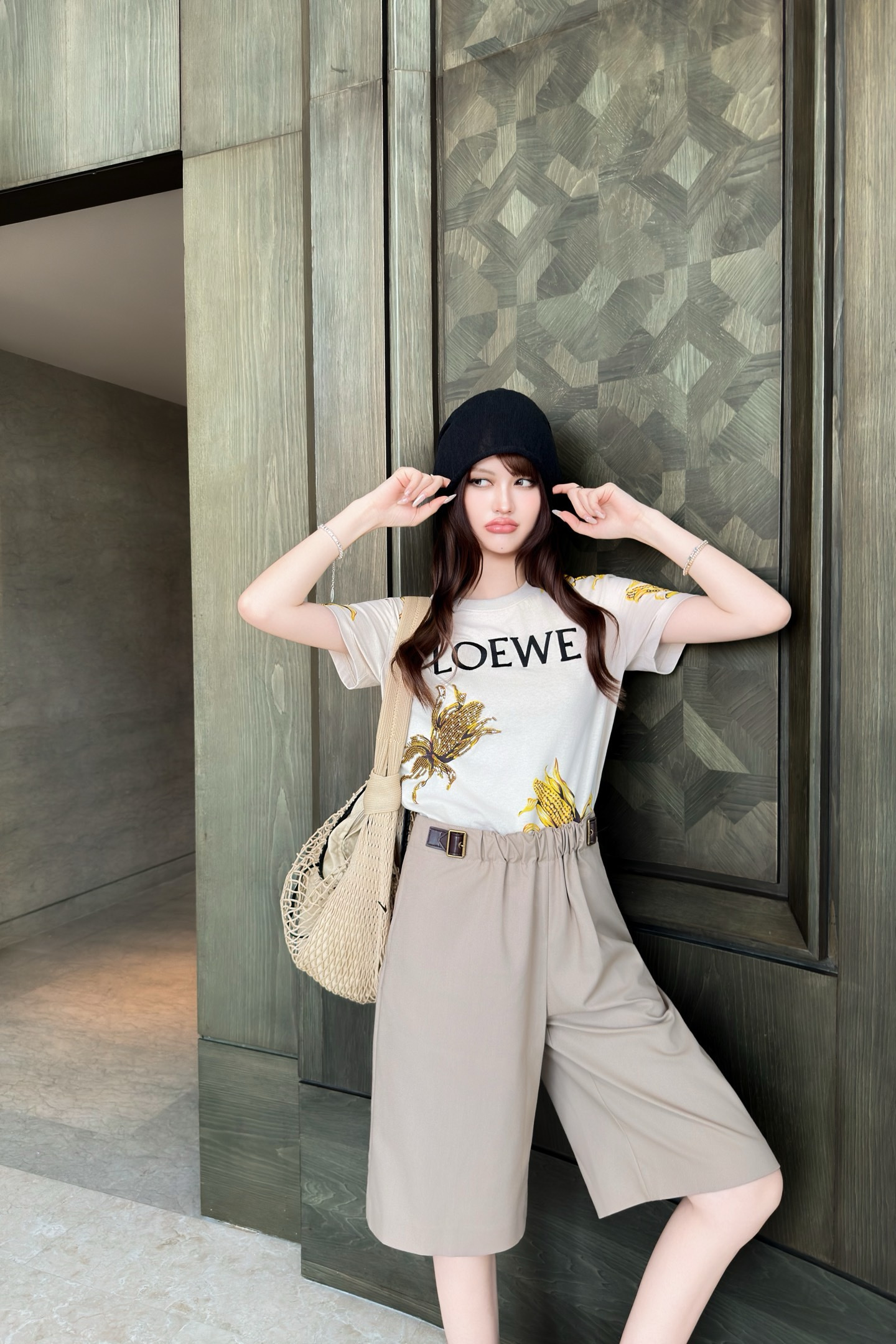 Loewe 로에베 26SS 프린팅 비즈 반팔 티셔츠 의류