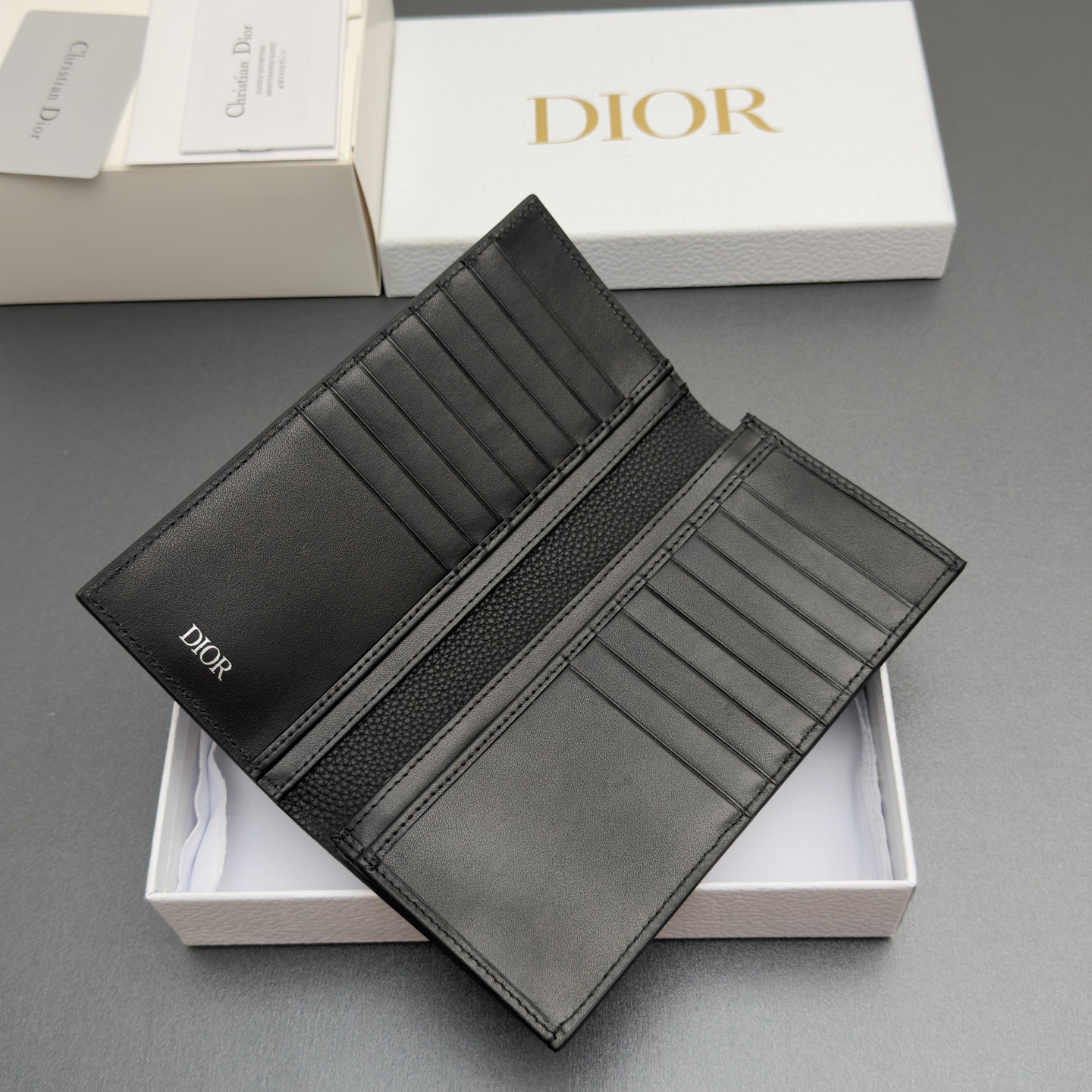 Dior 디올 맨즈 롱 바이폴드 지갑