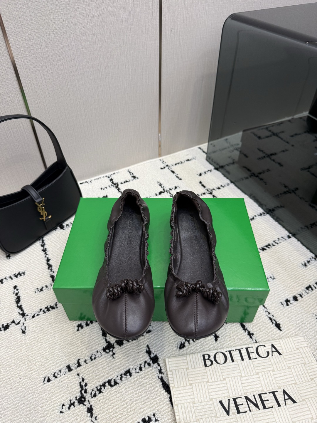 보테가 베네타(BOTTEGA VENETA) 판타스미나 발레리나 플랫 신발