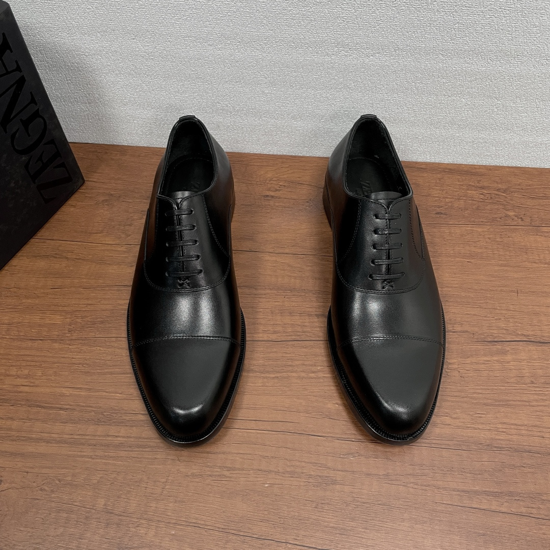Zegna 제냐 브러쉬드 오피스 정장화 (옥스퍼드) 구두 신발