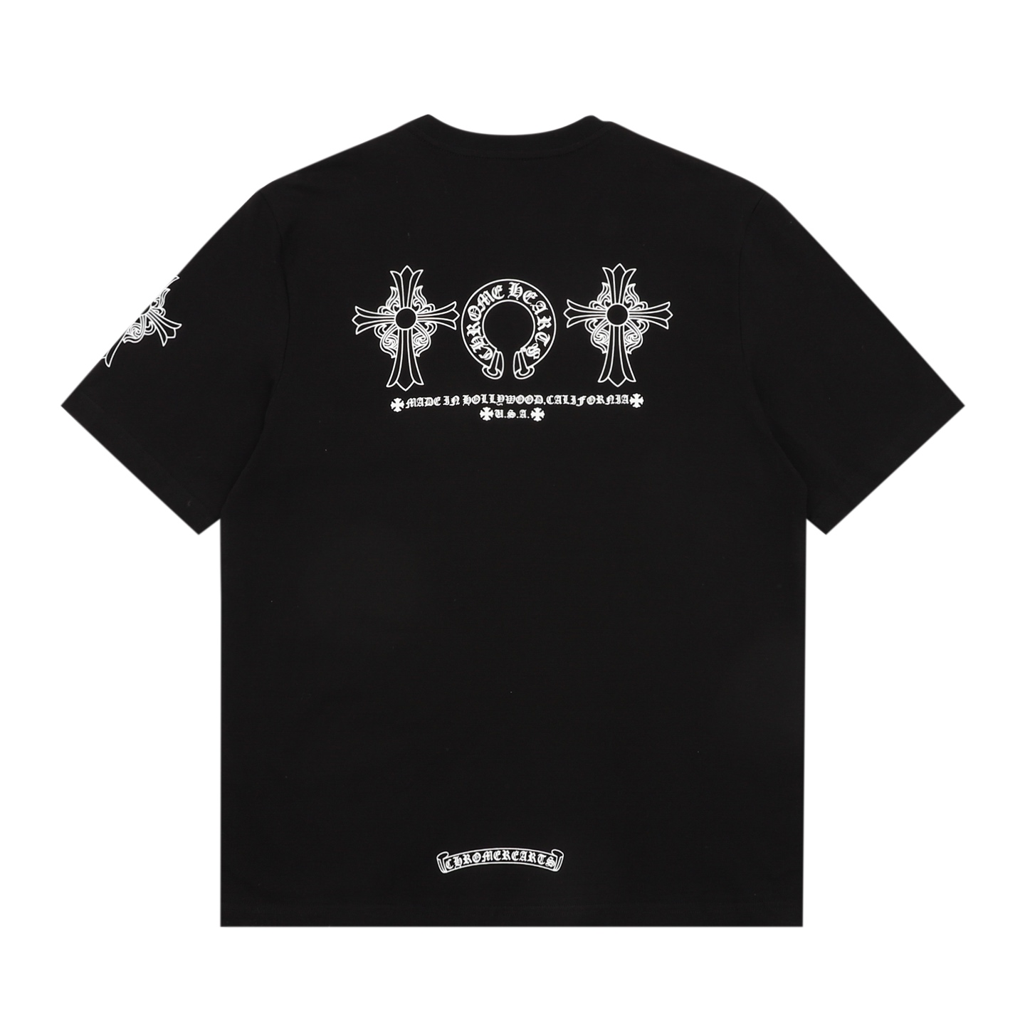 크롬하츠(CHROME HEARTS) 크로스 호스슈 프린트 반팔 티셔츠 상의 의류