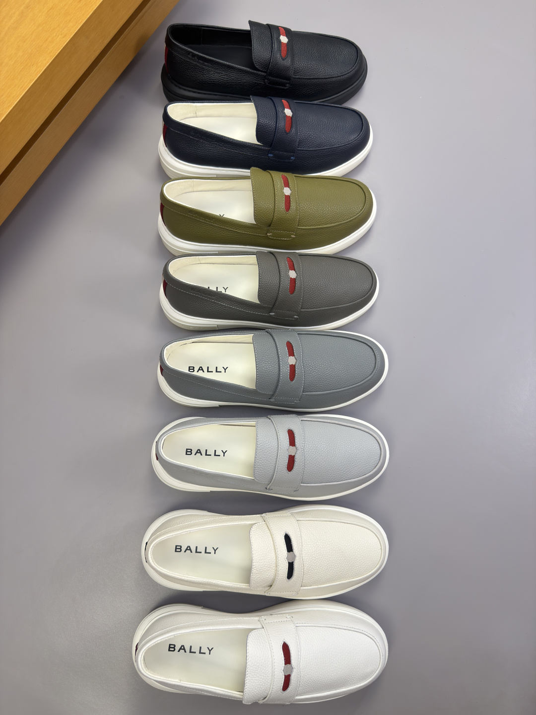 BALLY 발리 레더 스니커즈 로퍼 신발