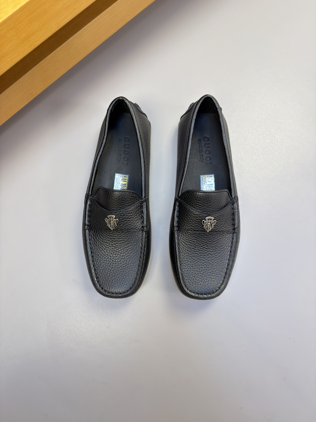 [Gucci] 구찌 프리미엄 나파 & 시그니처 PVC 콤비 드라이빙 로퍼 신발