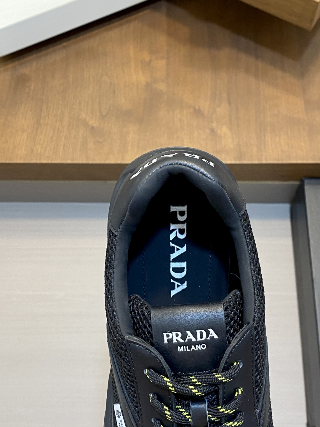 [Prada] 프라다 Montecarlo Re-Edition 몬테카를로 리에디션 레더 스니커즈 신발