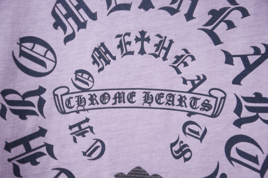 크롬하츠(Chrome Hearts) 데님 크로스 반팔 티셔츠 상의 의류
