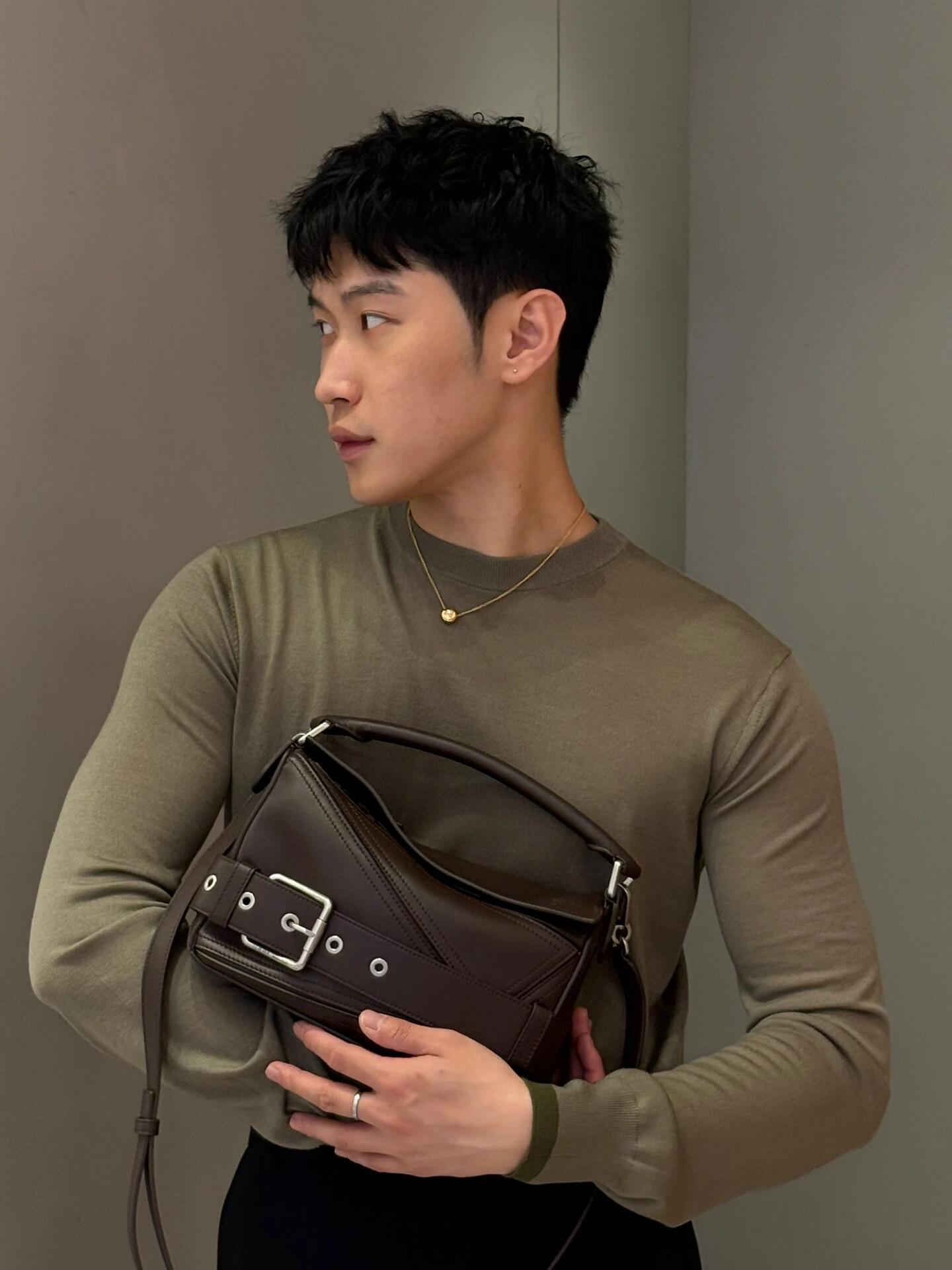 Loewe Puzzle Biker 로에베 퍼즐 스몰 백 가방