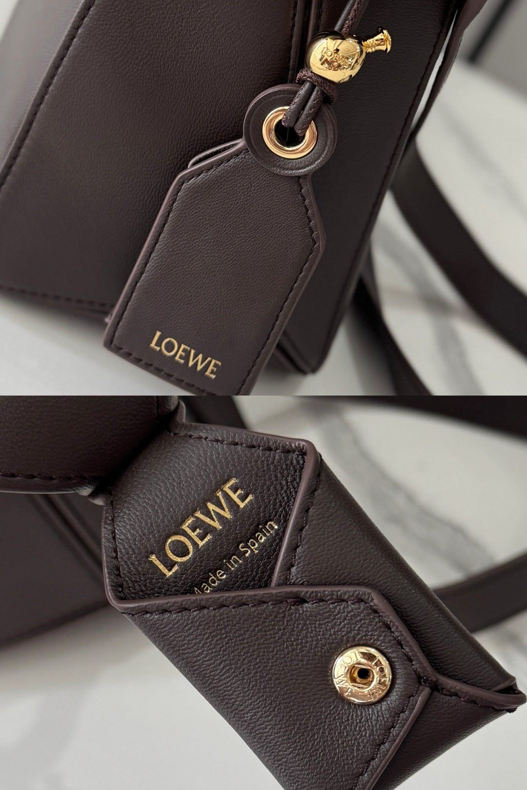Loewe 로에베 페더라이트(Featherlight Puzzle) 퍼즐 미디엄 핸드백 가방