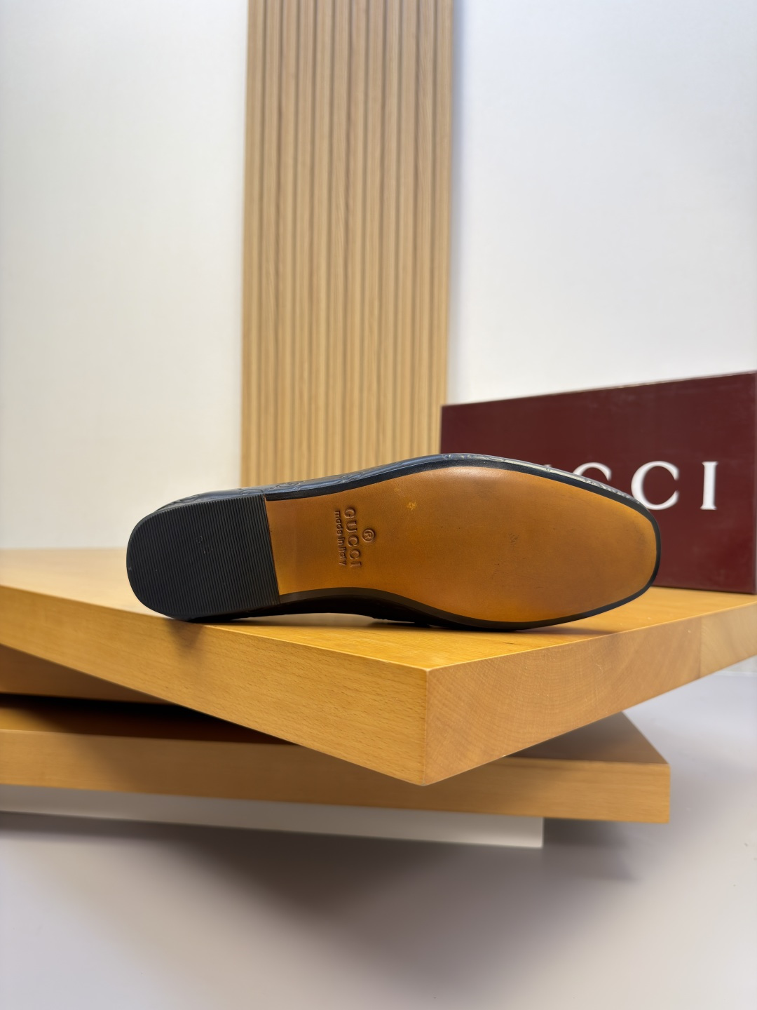 GUCCI 구찌 브랜드 패턴 빈티지 로퍼 구두 신발