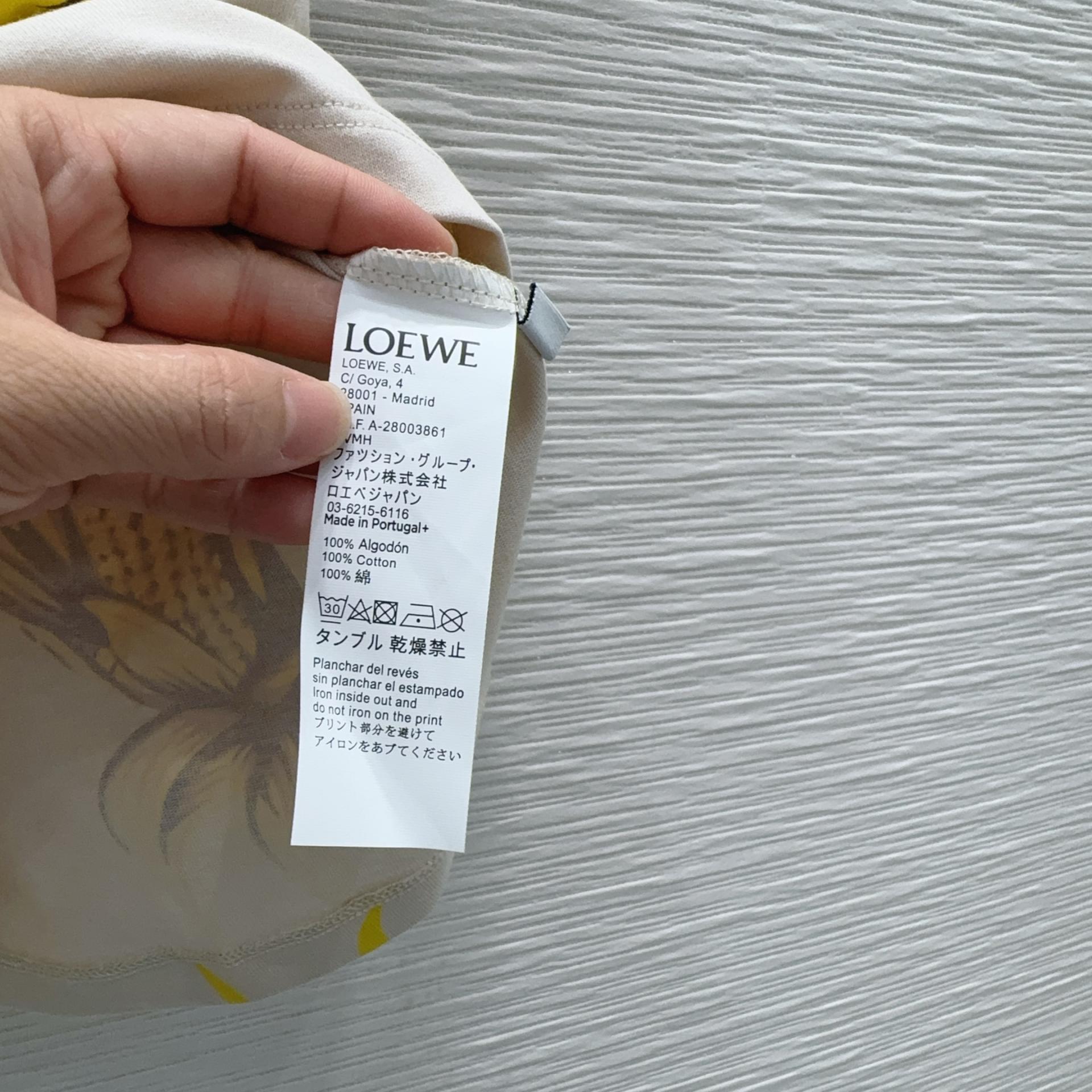 Loewe 로에베 26SS 프린팅 비즈 반팔 티셔츠 의류