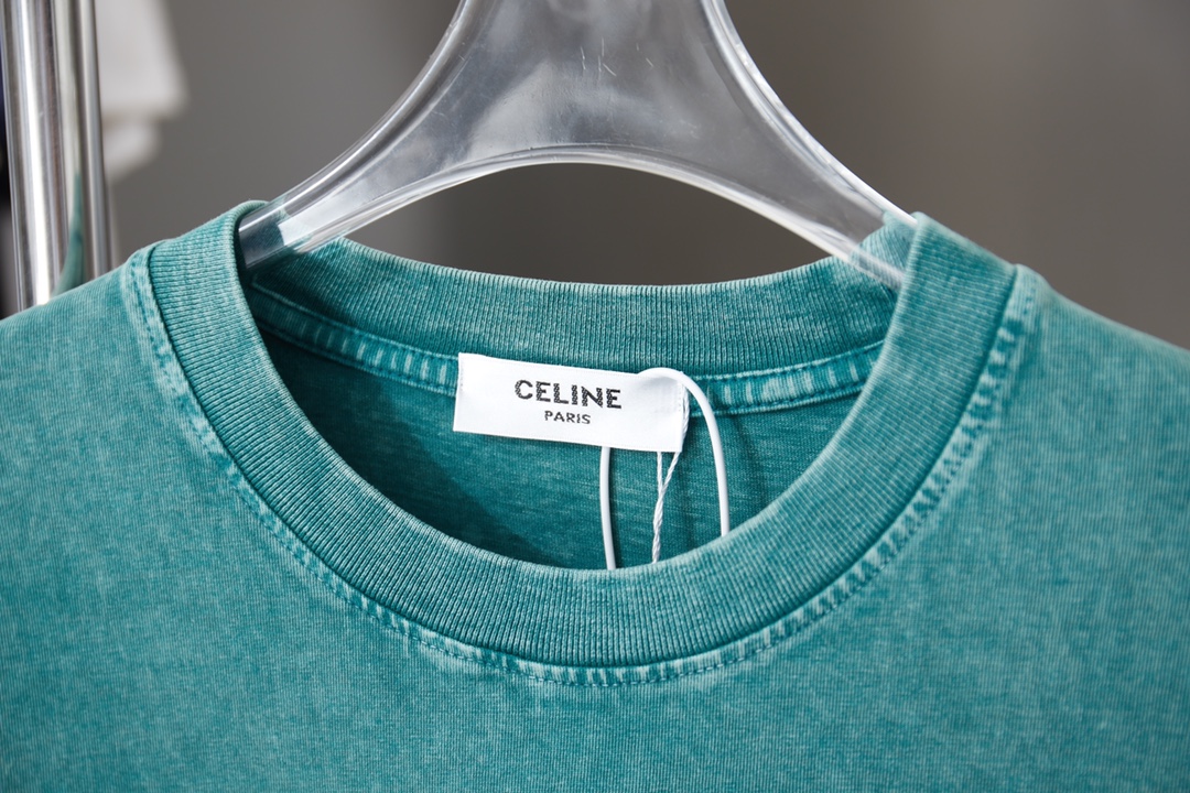 셀린느(CELINE) 빈티지 로고 프린팅 반팔 티셔츠 상의 의류