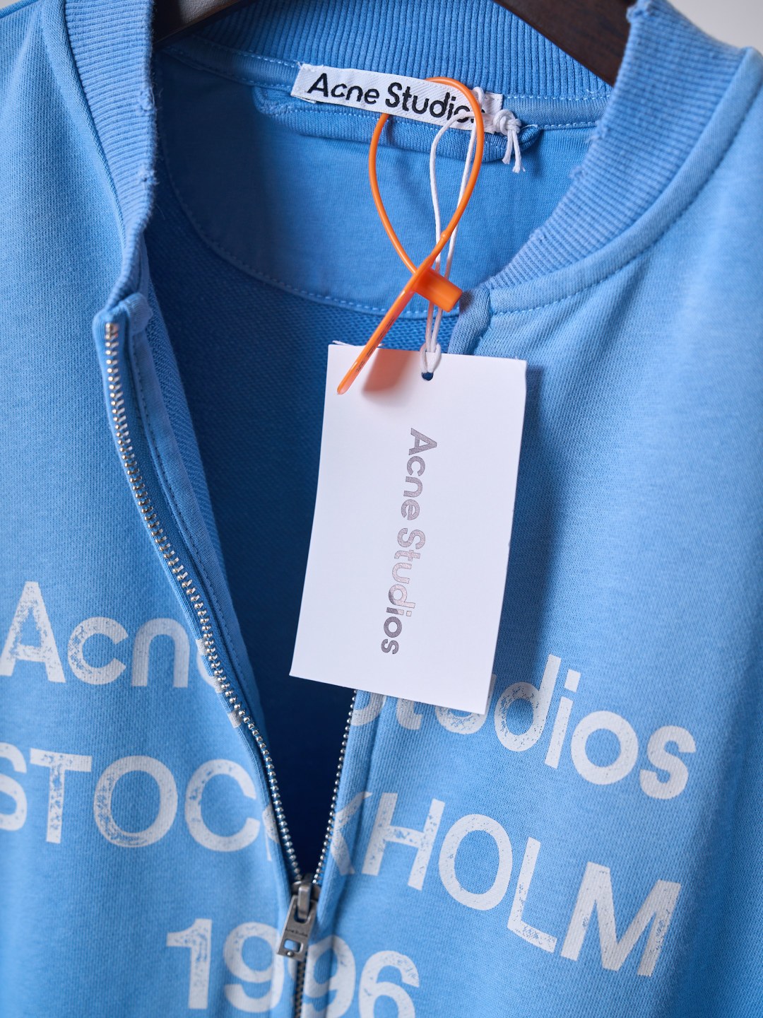 아크네(Acne studios) 빈티지 로고 집업 재킷 상의 의류