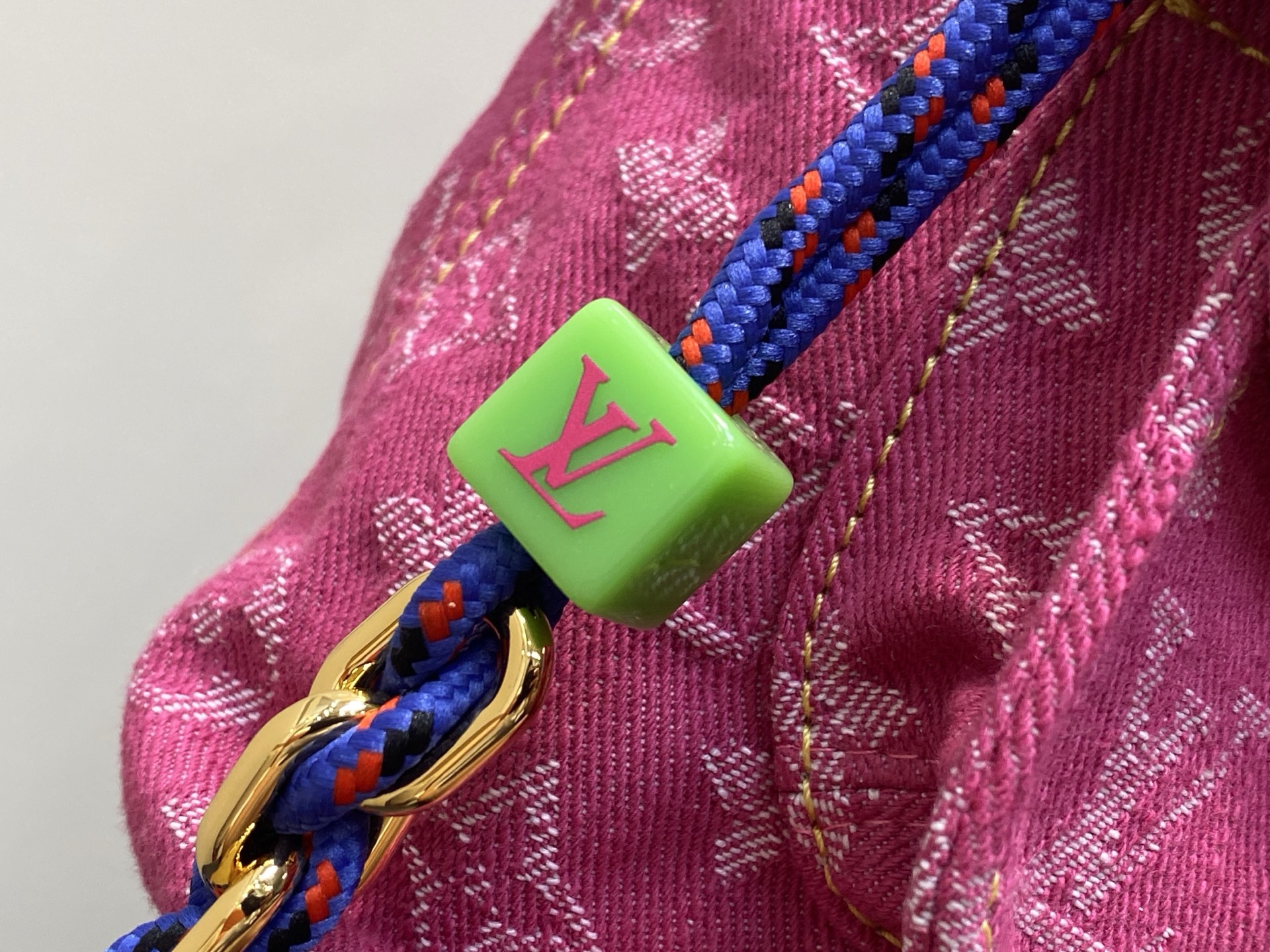[Louis Vuitton] LV 루이비통 BAGGY 데님 랑데뷰 배기 백 핸드백 가방
