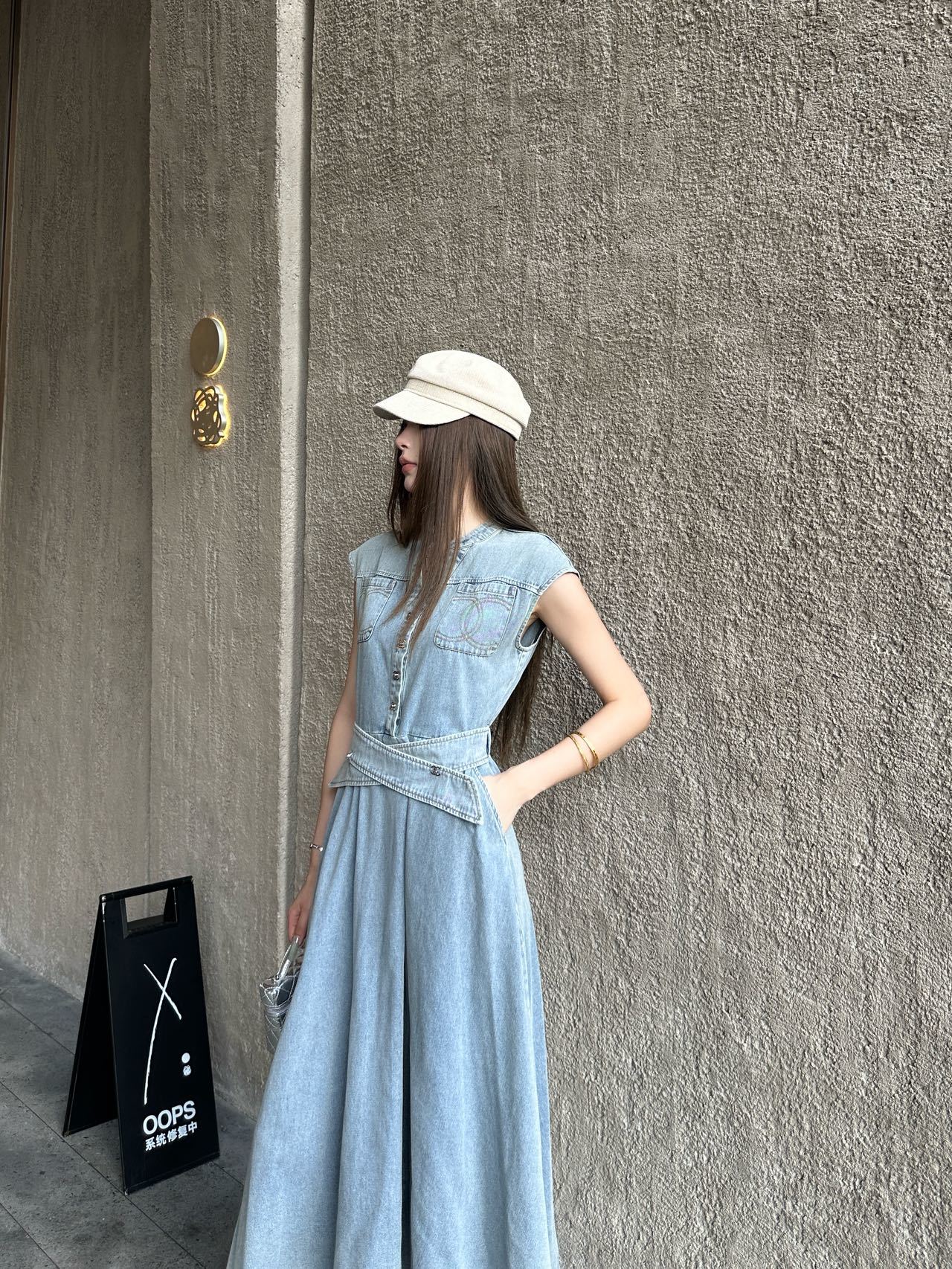 [Chanel] 샤넬 프리미엄 데님 롱 원피스 의류