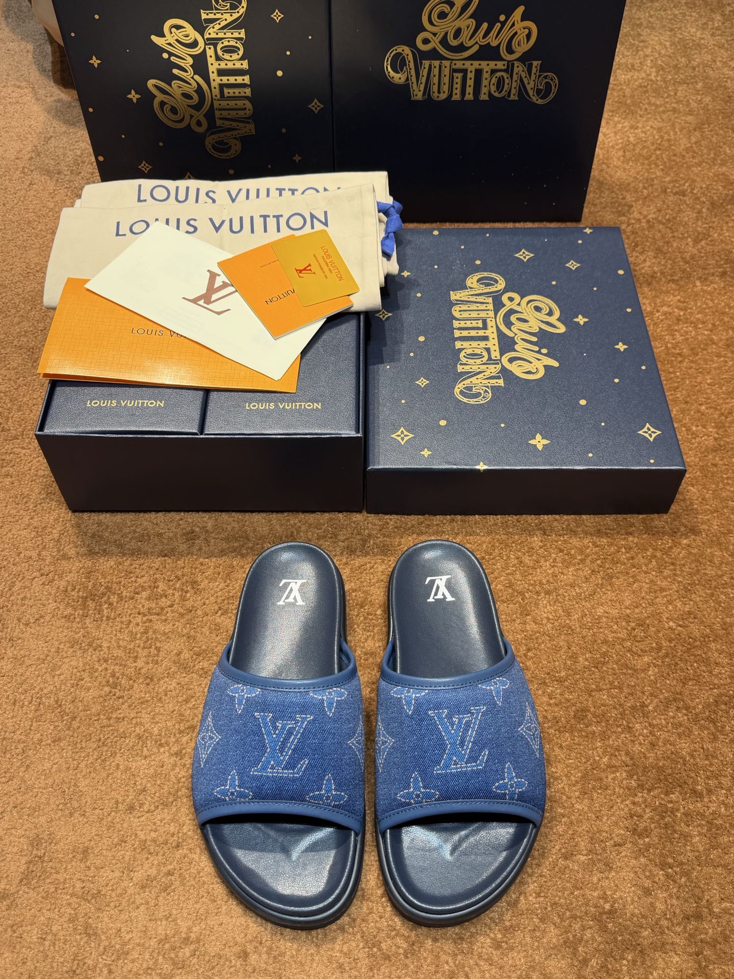 [Louis Vuitton] LV 루이비통 Waterfront 워터프론트 모노그램 모던 슬리퍼 신발