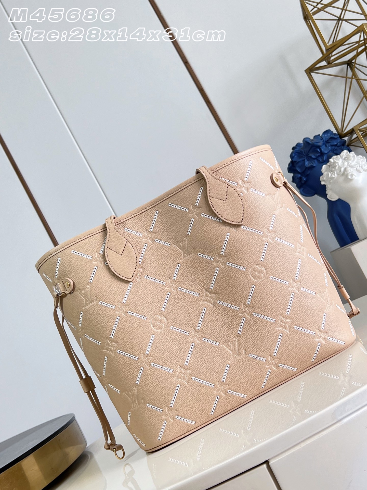 [Louis Vuitton] LV 루이비통 네버풀 MM 앙프레인트 토트백 가방