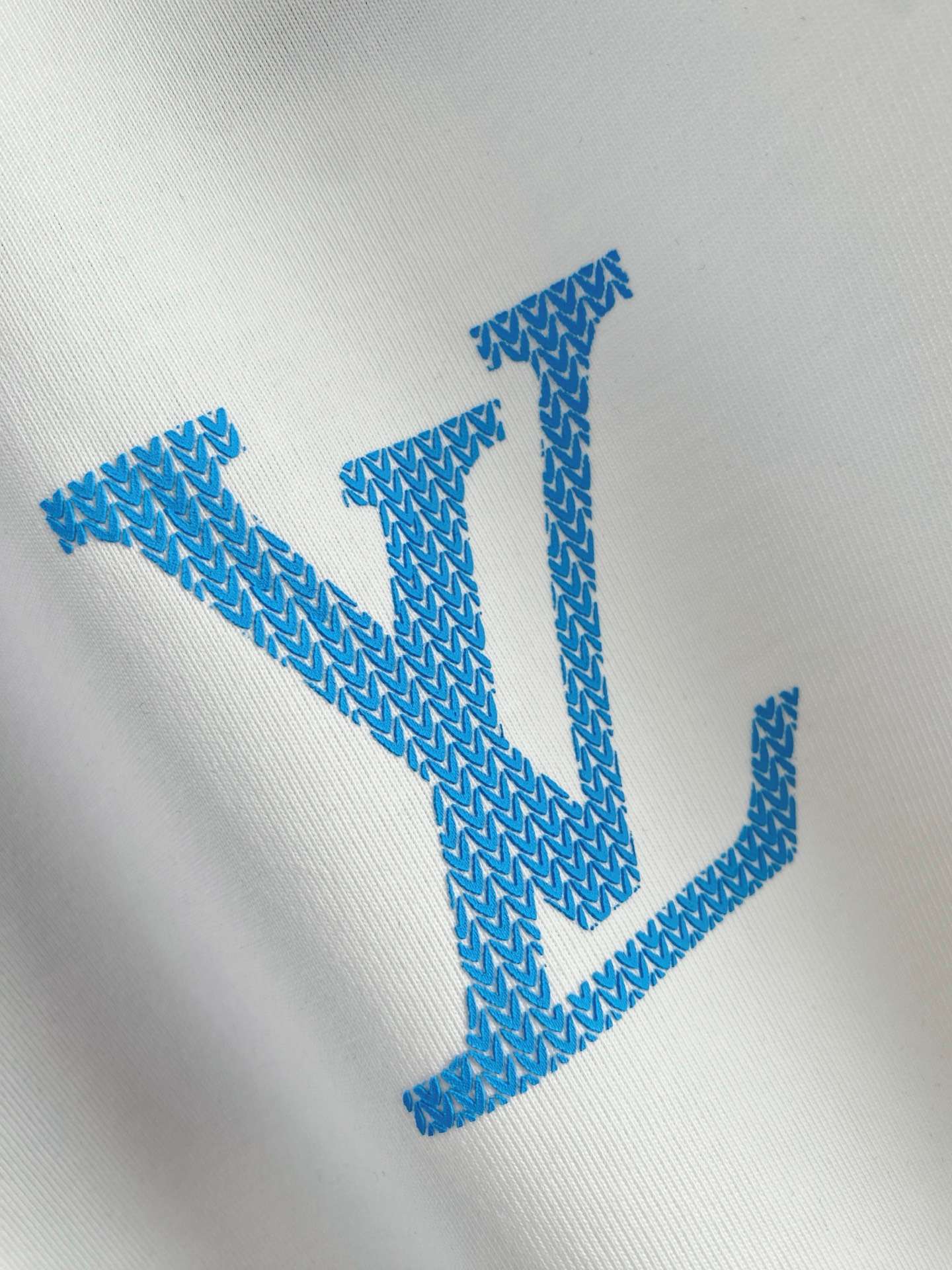 루이비통(LV) 백 레터링 프린트 반팔 티셔츠 상의 의류