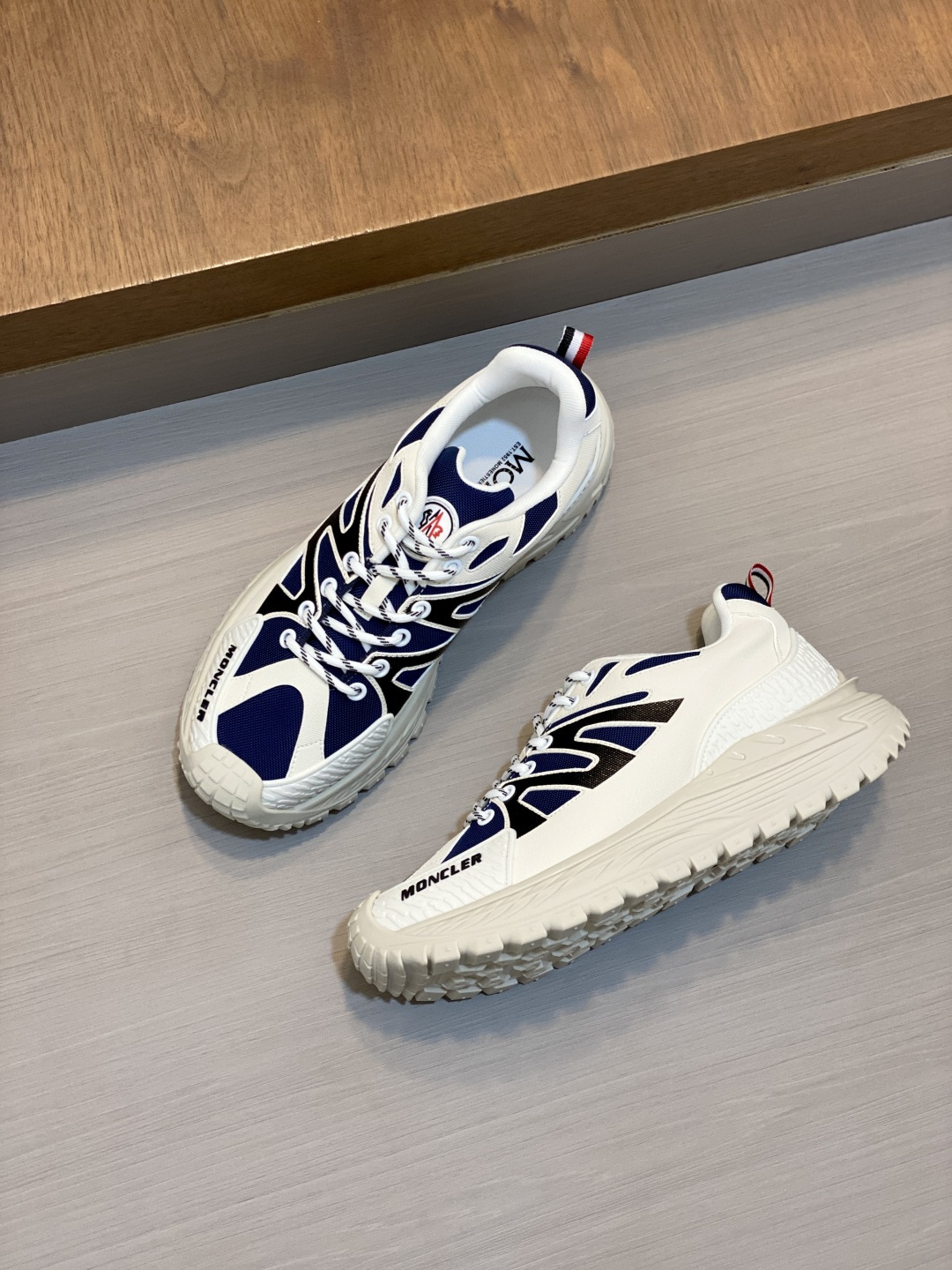 [Moncler] 몽클레어 몽클레르 프리미엄 메시 & 네오프렌 콤비 스니커즈 신발