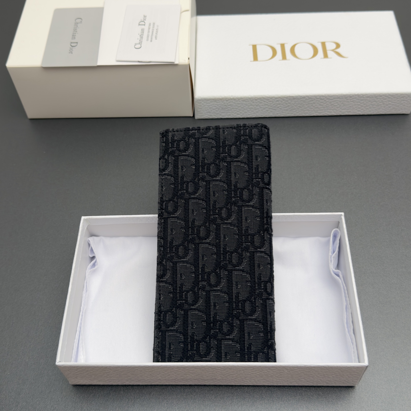 Dior 디올 맨즈 롱 바이폴드 장 지갑