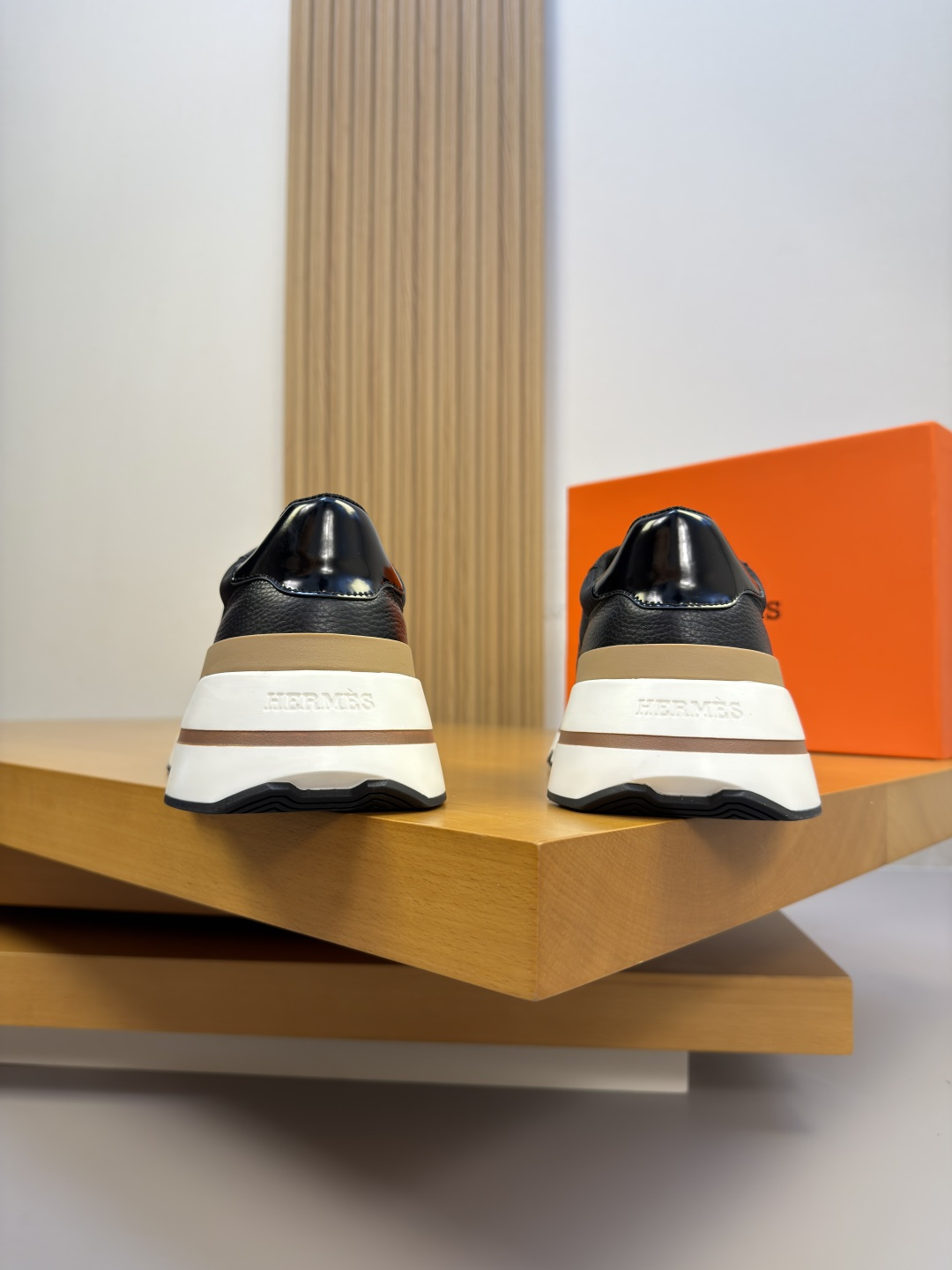 Hermes 에르메스 H 로고 캐주얼 운동화 스니커즈 신발