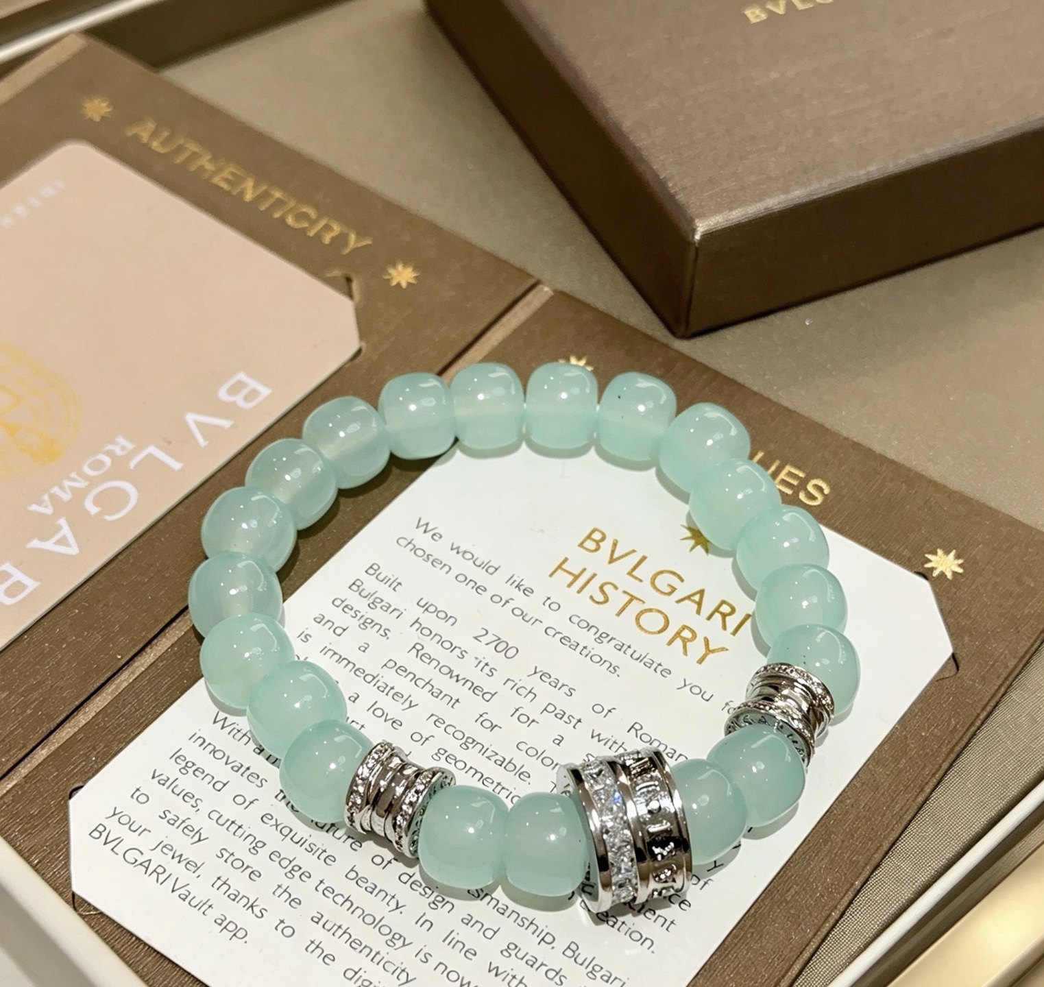 불가리(BVLGARI) 디바스 드림 스톤 팔찌 악세사리