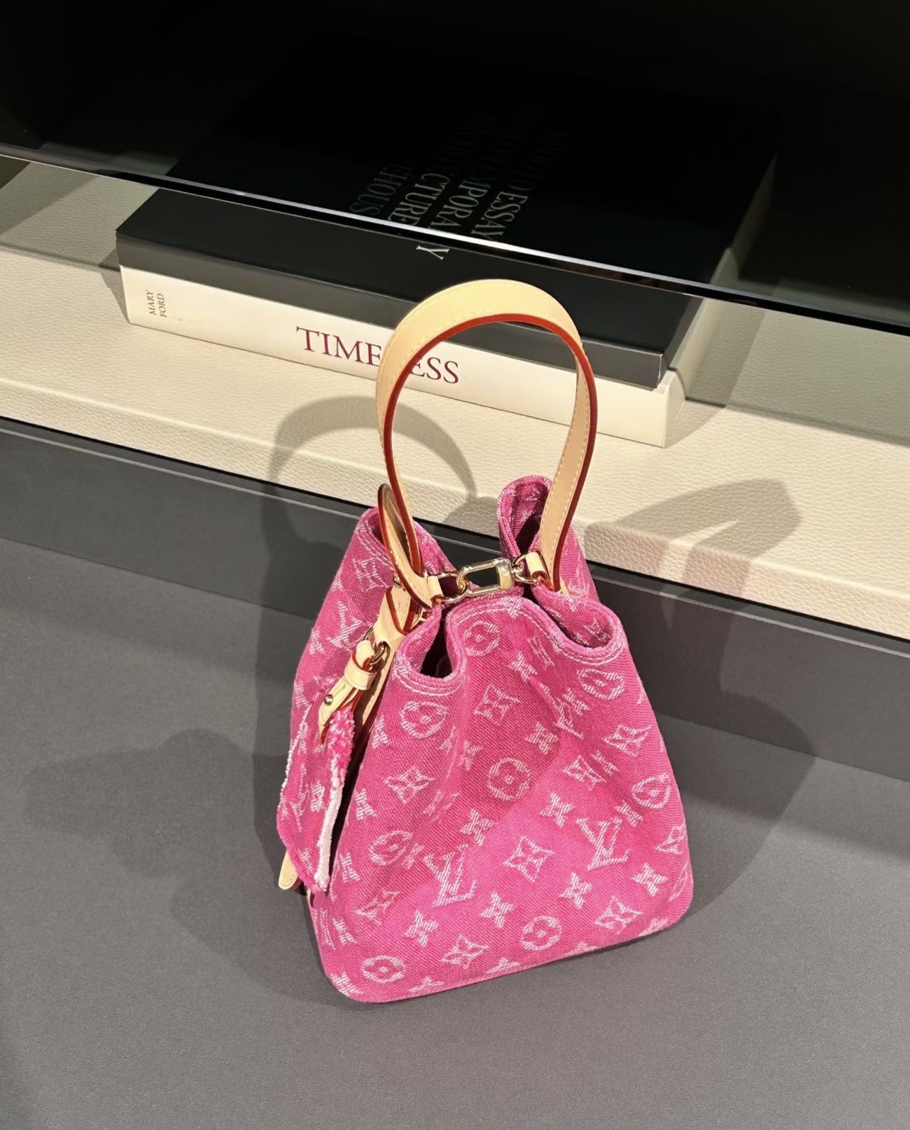 [Louis Vuitton] LV 루이비통 데님 랑데뷰 ALL IN BB 올 인 BB 버킷백 가방