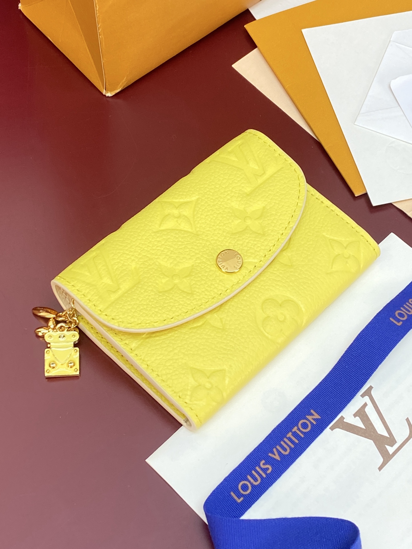 [Louis Vuitton] LV 루이비통 엠프레인 하이 섬머 Rosalie 로잘리 코인 지갑 M29805