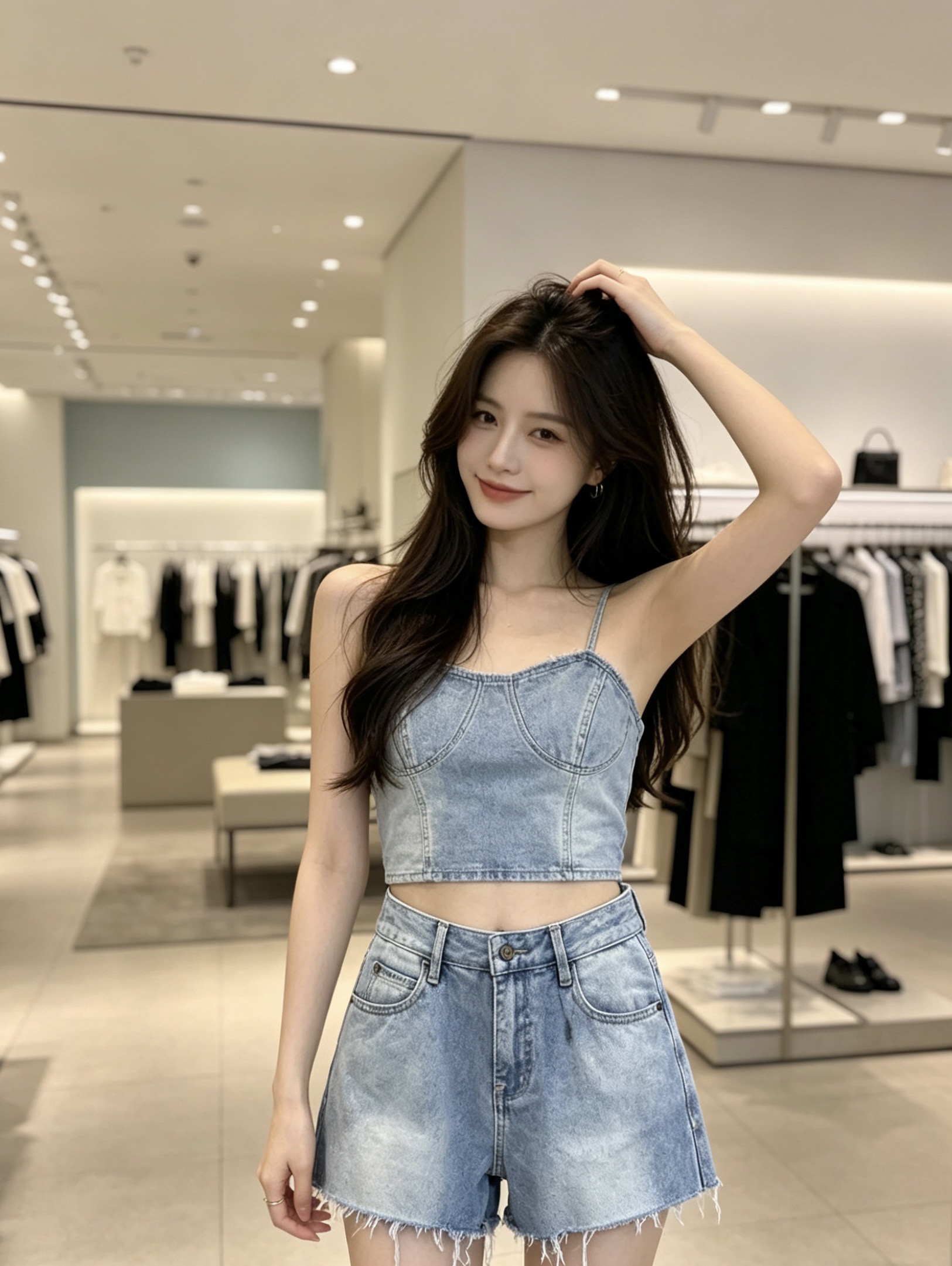 [Balenciaga] 발렌시아가 뉴 시즌 빈티지 워싱 데님 쇼츠 숏 팬츠 바지 의류