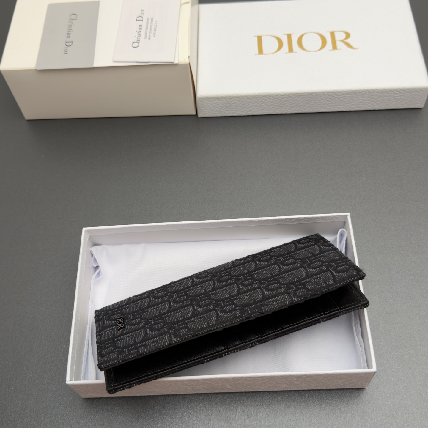Dior 디올 맨즈 롱 바이폴드 장 지갑