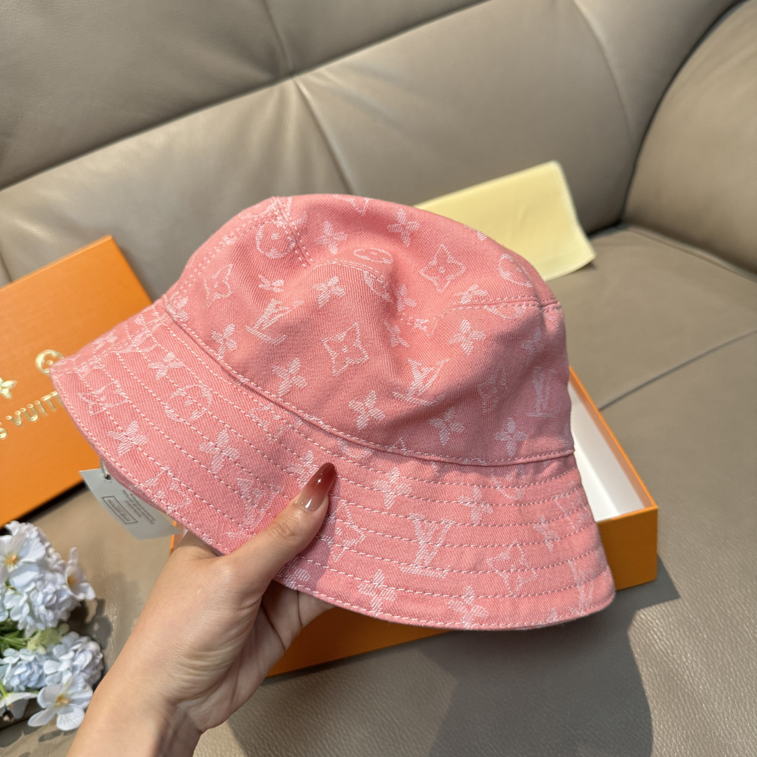 루이비통(LV) 모노그램 데님 자카드 버킷햇 모자