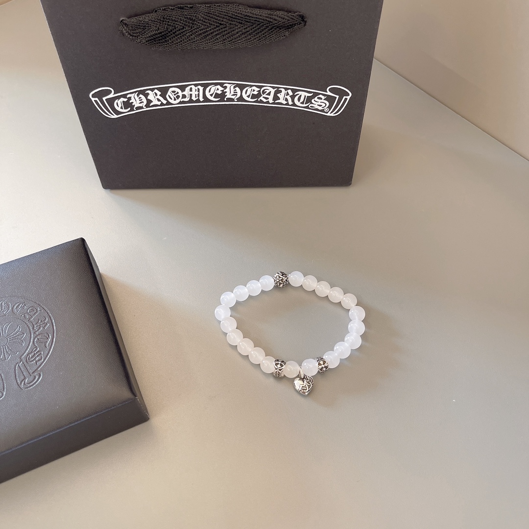 크롬하츠(CHROME HEARTS) 빈티지 크로스 비즈 팔찌 악세사리