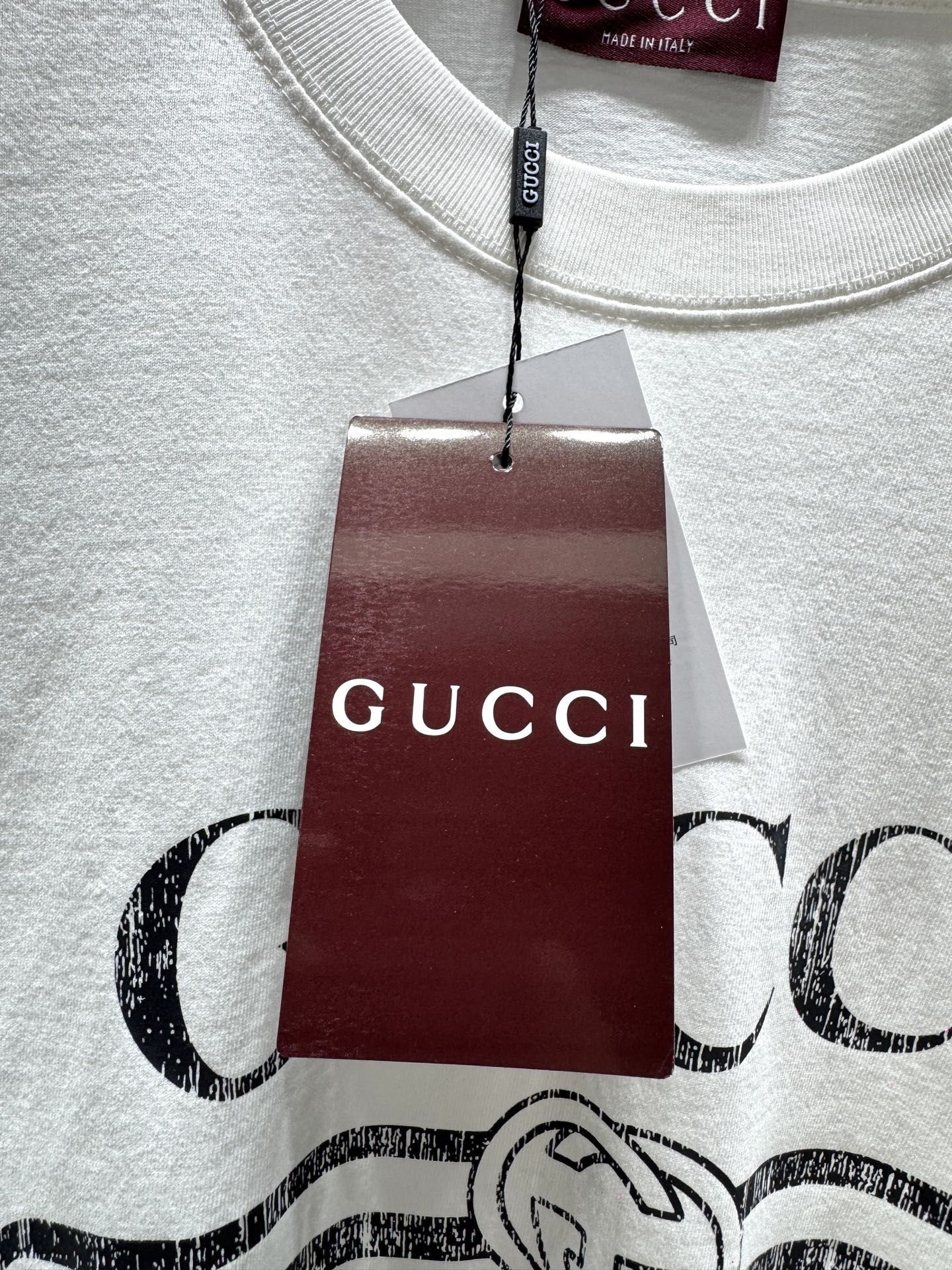구찌(GUCCI) 빈티지 레터링 반팔 티셔츠 상의 의류