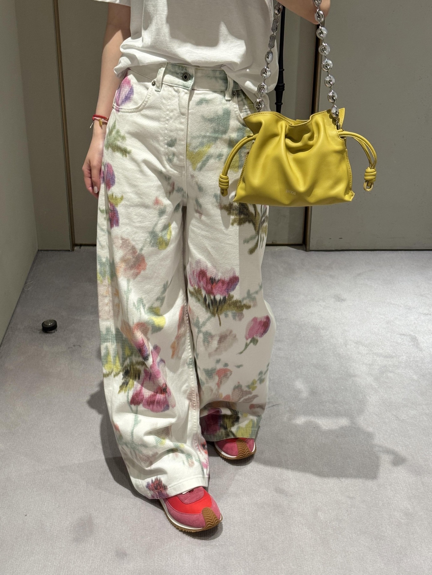 LOEWE 로에베 Flamenco 플라멩코 퍼스 나파 카프스킨 파우치 숄더백 가방