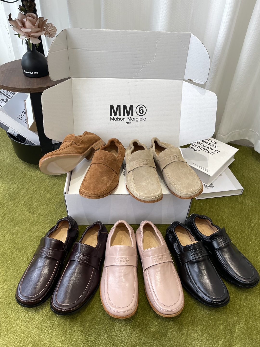 메종 마르지엘라(Maison Margiela) 애플 토 로고 2WAY 로퍼