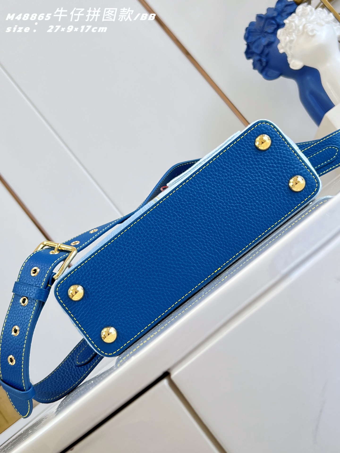[Louis Vuitton] LV 루이비통 Capucines 카퓌신 BB 데님 패치워크 토트백 가방