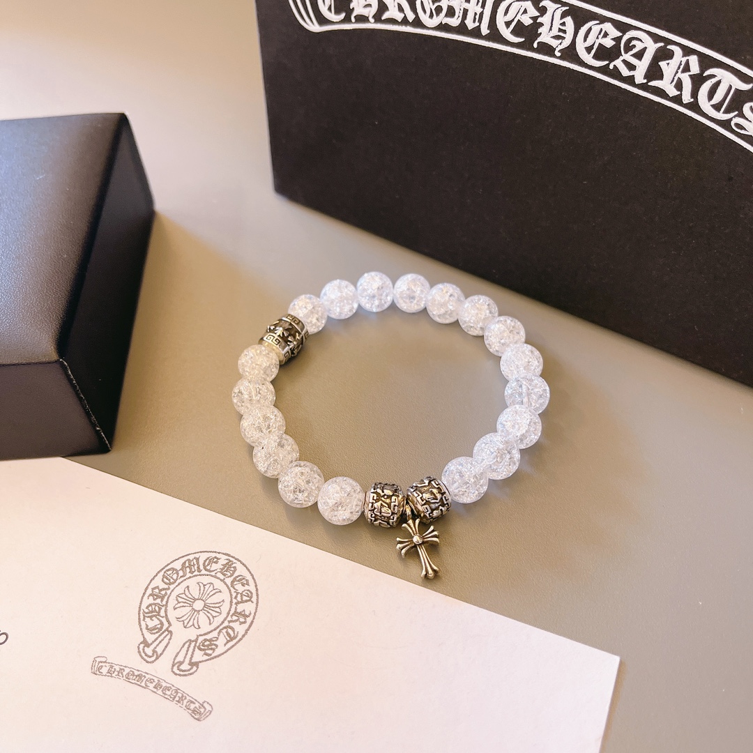 크롬하츠(CHROME HEARTS) 빈티지 크로스 비즈 팔찌 악세사리